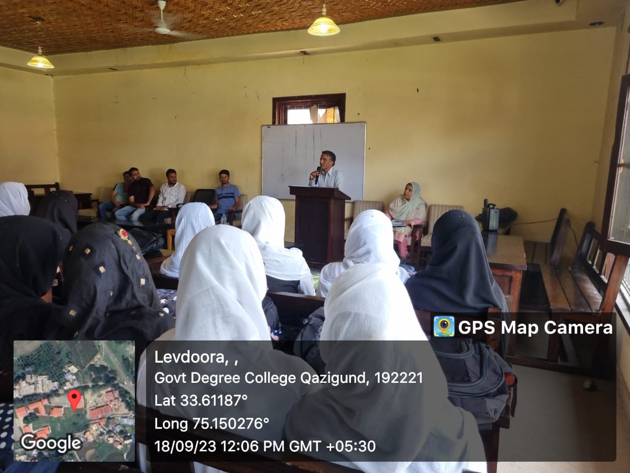 Government Degree College Qazigund organized a symposium on the theme of “Truth and Non-Violence